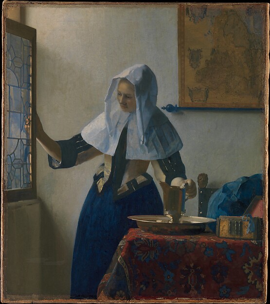 Johannes Vermeer《Young Woman with a Water Pitcher》